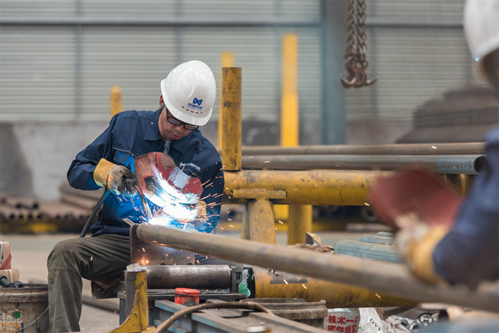 瓦房店网架焊接车间